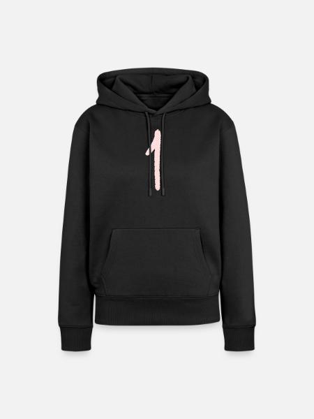 Abbildung 1 - Frauen Premium Bio Hoodie - Schwarz
