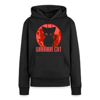 Karaté Arts Martiaux Escrimeur Guerrier Ninja - Sweat à capuche Premium bio Femme - noir - Devant - Julia (174cm)