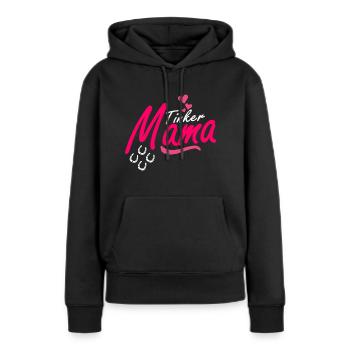 Tinker horse pony maman pour cavalier - Sweat à capuche Premium bio Femme - noir - Devant - Julia (174cm)