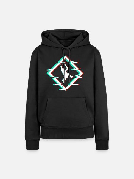 parkour - Frauen Premium Bio Hoodie - Schwarz