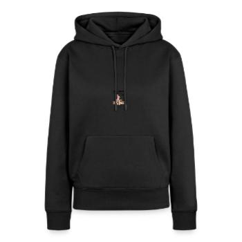 Catch Flights Not Feelings - Women’s Premium Organic Hoodie - black - Front - Julia (174cm)
