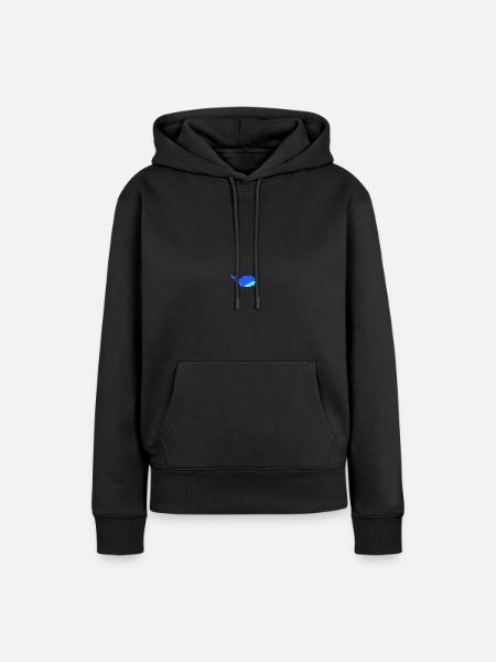 Whale - Women’s Premium Organic Hoodie - black