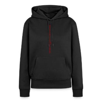 The 7 virtues of Bushidō with the sword of Fudō Myōō - Women’s Premium Organic Hoodie - black - Front - Julia (174cm)