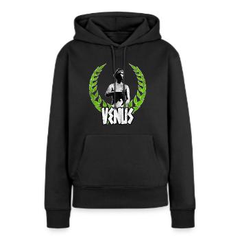 Hellénisme Rome Grèce Vénus Aphrodite Dieu - Sweat à capuche Premium bio Femme - noir - Devant - Julia (174cm)