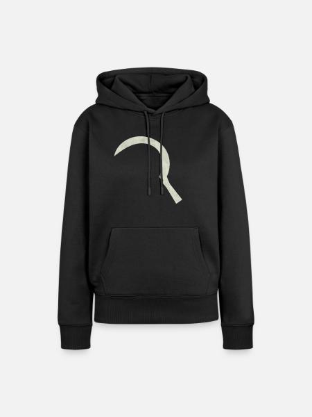 Sense, Haken - Frauen Premium Bio Hoodie - Schwarz