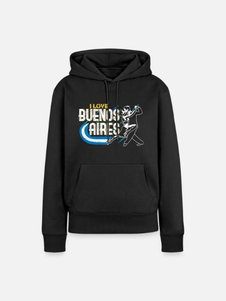 Argentinen Buenos Aires - Frauen Premium Bio Hoodie - Schwarz