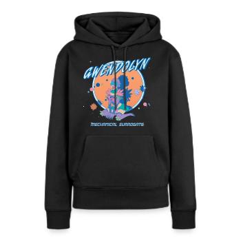 Rick And Morty Gwendolyn Mechanical Surrogate - Women’s Premium Organic Hoodie - black - Front - Julia (174cm)