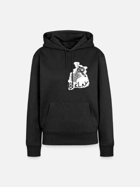Sichern - Frauen Premium Bio Hoodie - Schwarz