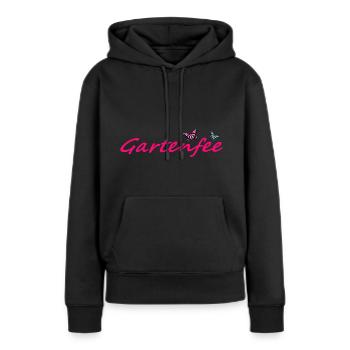 Gartenfee Süßes Motiv für Garten und Gewächshaus - Frauen Premium Bio Hoodie - Schwarz - Vorne - Julia (174cm)