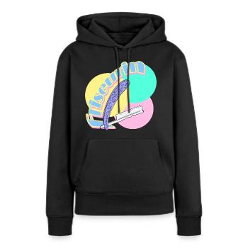 Hairdresser Razor Hairdresser Salon - Women’s Premium Organic Hoodie - black - Front - Julia (174cm)