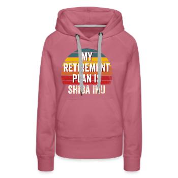 Shiba Inu Token - Shiba inu, Shiba inu krypto - Frauen Premium Bio Hoodie - Malve - Vorne - Isabella (175cm)