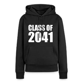 Class of 2041 - Women’s Premium Organic Hoodie - black - Front - Julia (174cm)