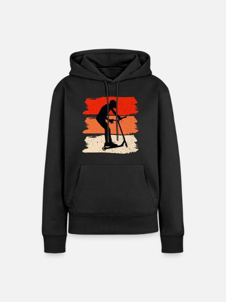 Freestyle-Roller - Frauen Premium Bio Hoodie - Schwarz