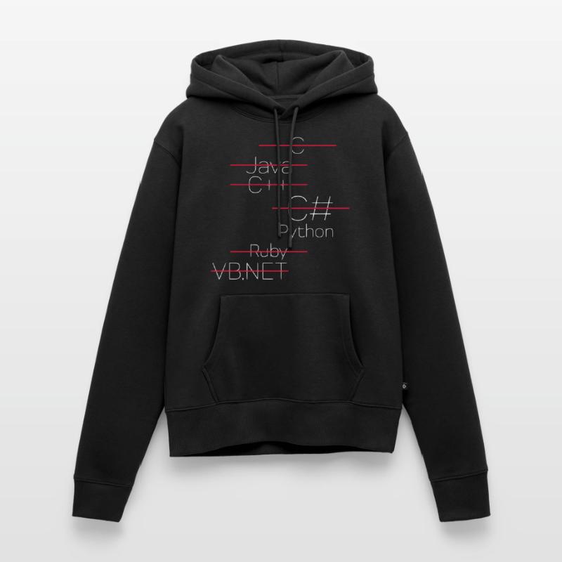 PYTHON CODING / PROGRAMMIERSPRACHE Frauen Premium Bio Hoodie