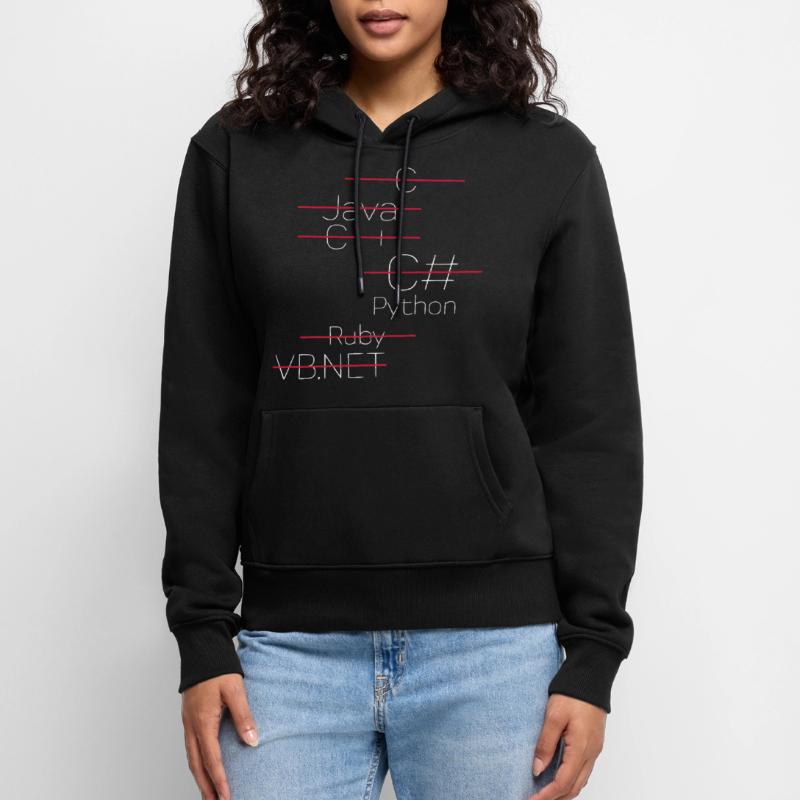 PYTHON CODING / PROGRAMMIERSPRACHE Frauen Premium Bio Hoodie