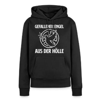 Gefallener Engel aus der Hölle 2 - Frauen Premium Bio Hoodie - Schwarz - Vorne - Julia (174cm)