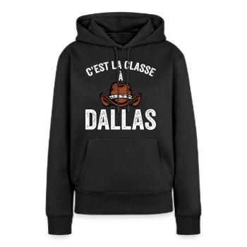 Country, Country Fan, Country Musik - Frauen Premium Bio Hoodie - Schwarz - Vorne - Julia (174cm)