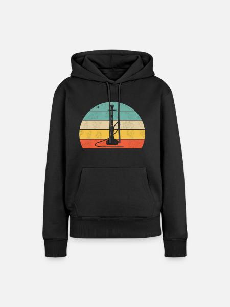 shisha - Frauen Premium Bio Hoodie - Schwarz