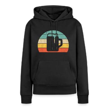 Beer - Women’s Premium Organic Hoodie - black - Front - Julia (174cm)