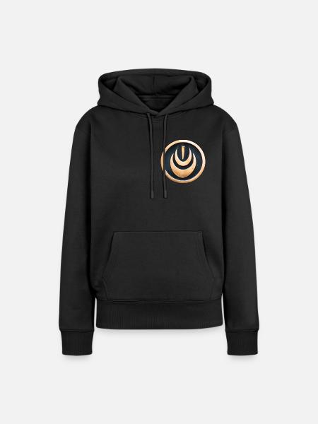 AI Medaille #3 - Frauen Premium Bio Hoodie - Schwarz