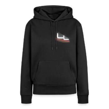 Der Scheinwerfer - Auto - Frauen Premium Bio Hoodie - Schwarz - Vorne - Julia (174cm)