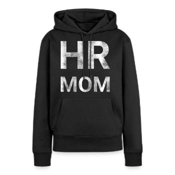Personalwesen HR Mama - Frauen Premium Bio Hoodie - Schwarz - Vorne - Julia (174cm)