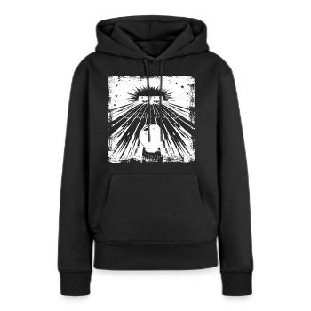 Bowling Center - Frauen Premium Bio Hoodie - Schwarz - Vorne - Julia (174cm)
