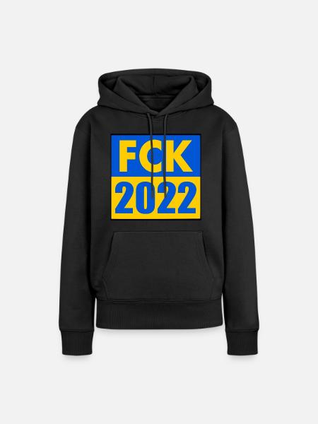 Fck 2022 - Frauen Premium Bio Hoodie - Schwarz
