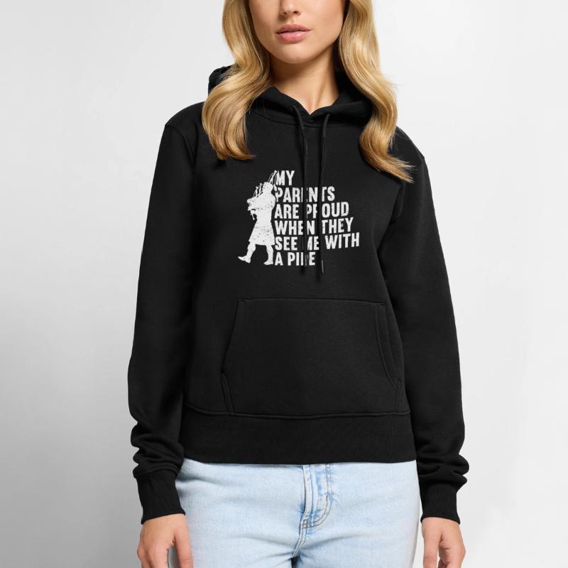 Cornemuse Cornemuse Cornemuse Sweat à capuche Premium bio Femme