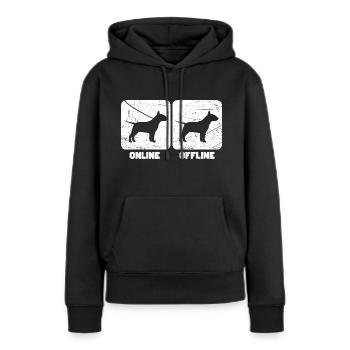 Bull terrier - Women’s Premium Organic Hoodie - black - Front - Julia (174cm)