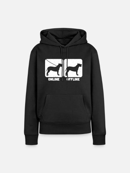 Alano Espanol - Frauen Premium Bio Hoodie - Schwarz