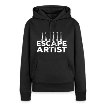Serrurier Serrurier Serrurier - Sweat à capuche Premium bio Femme - noir - Devant - Julia (174cm)
