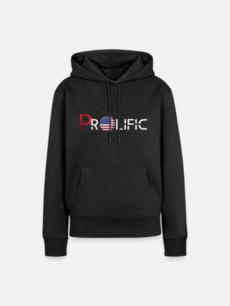 Fruchtbar - Frauen Premium Bio Hoodie - Schwarz