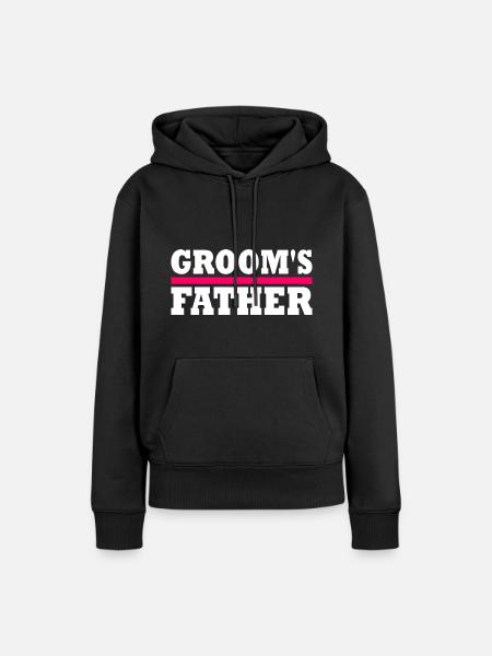Grooms father - Frauen Premium Bio Hoodie - Schwarz