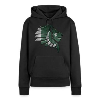 Pakistan - Frauen Premium Bio Hoodie - Schwarz - Vorne - Julia (174cm)