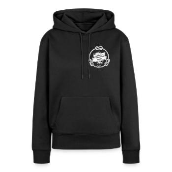Dithmarscher Deern - Frauen Premium Bio Hoodie - Schwarz - Vorne - Julia (174cm)