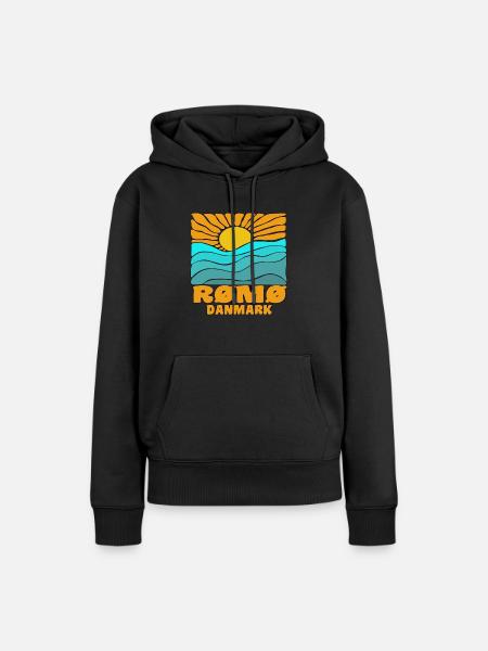 Romo Römo - Frauen Premium Bio Hoodie - Schwarz