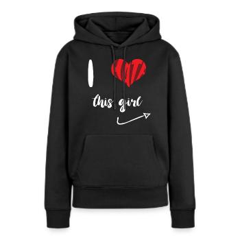 Hate This Girl Stop Hate Anti Hate - Women’s Premium Organic Hoodie - black - Front - Julia (174cm)