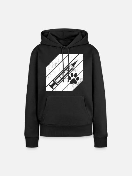 Tierarzt Spritze - Frauen Premium Bio Hoodie - Schwarz