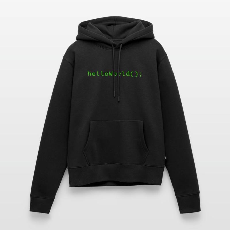HelloWorld Program Code Coding Informatik Women’s Premium Organic Hoodie