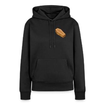 Sarg Halloween Motiv Fest Geschenk Idee - Frauen Premium Bio Hoodie - Schwarz - Vorne - Julia (174cm)