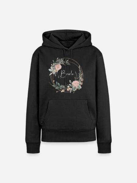 Bride - Frauen Premium Bio Hoodie - Schwarz