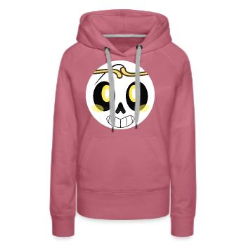 Dream - Frauen Premium Bio Hoodie - Malve - Vorne - Isabella (175cm)