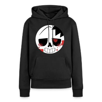 Horror - Frauen Premium Bio Hoodie - Schwarz - Vorne - Julia (174cm)