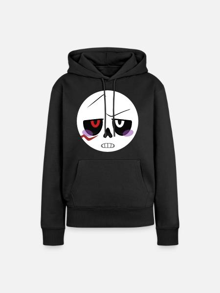 Cross - Frauen Premium Bio Hoodie - Schwarz