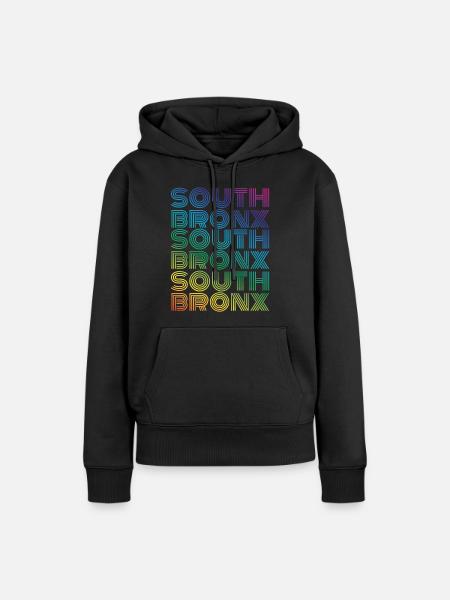 South Bronx - Frauen Premium Bio Hoodie - Schwarz