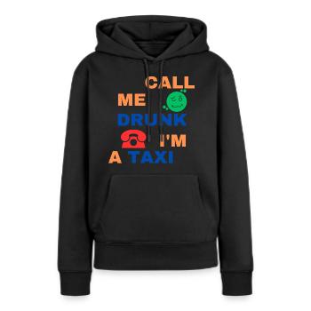Zu betrunken - Frauen Premium Bio Hoodie - Schwarz - Vorne - Julia (174cm)