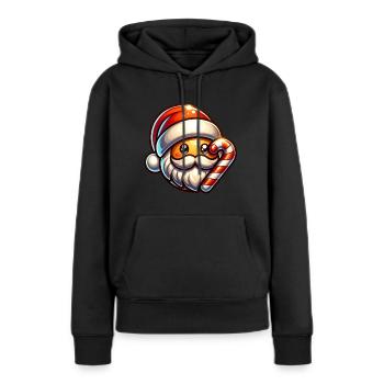 Santa Claus Sweet Christmassy - Women’s Premium Organic Hoodie - black - Front - Julia (174cm)