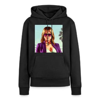GTA5 Look - Jennifer Aniston - Women’s Premium Organic Hoodie - black - Front - Julia (174cm)