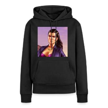 GTA5 Look - Kim Kardachian - Women’s Premium Organic Hoodie - black - Front - Julia (174cm)